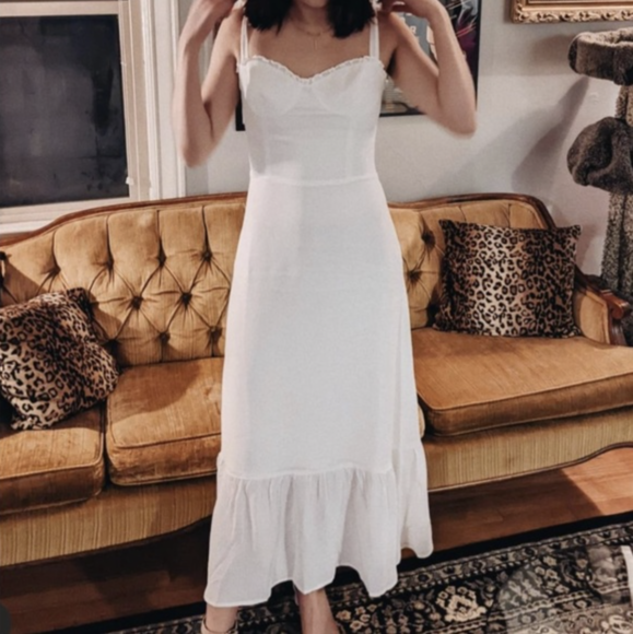White Reformation Dresses